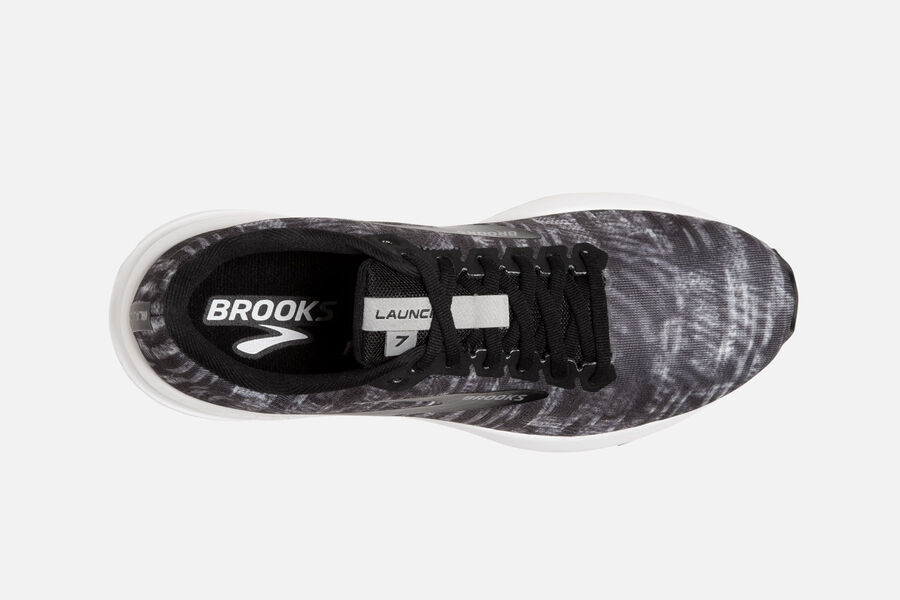 Brooks Launch 7 Road Löparskor Dam - Svarta/Grå/Vita - 7921-VWCOM